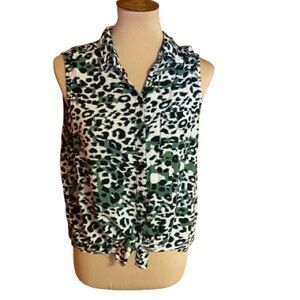 Beach Lunch Lounge Cheetah Belly Top